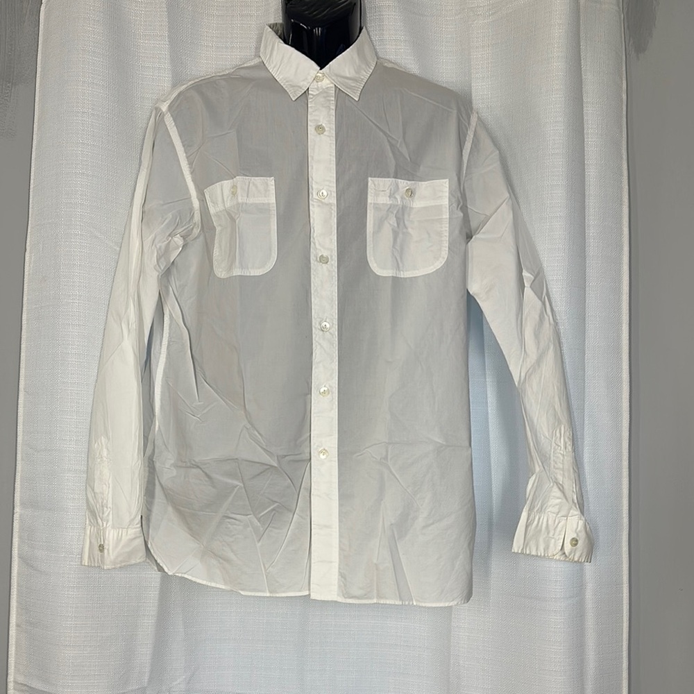 Polo by Ralph Lauren White Casual Button Down Shirt Long Sleeve Size XL